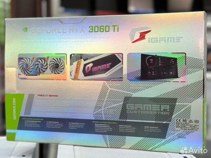 Видеокарта iGame RTX3060 Ti 8gb