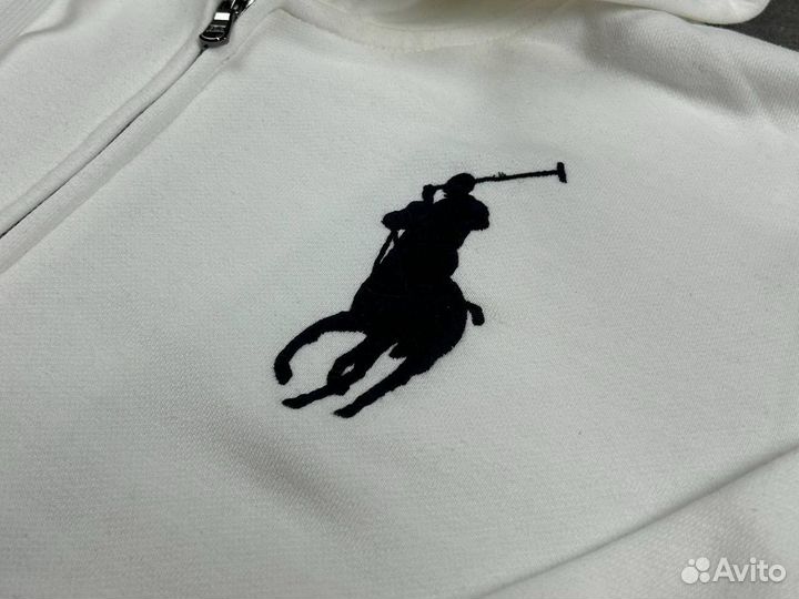 Зип Худи Polo Ralph Lauren Чиф киф белое