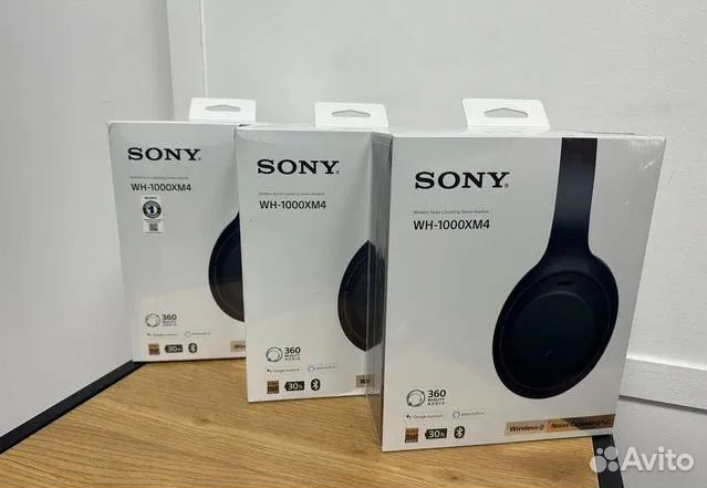 Беспроводные наушники Sony WH-1000XM4 Black