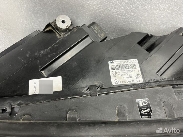 Мерседес w222 фара передняя левая