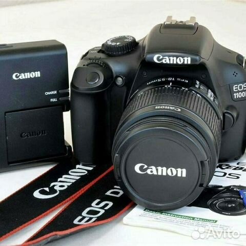 Зеркальный фотоаппарат canon eos 1100d купить в Нижнем Новгороде с ...
