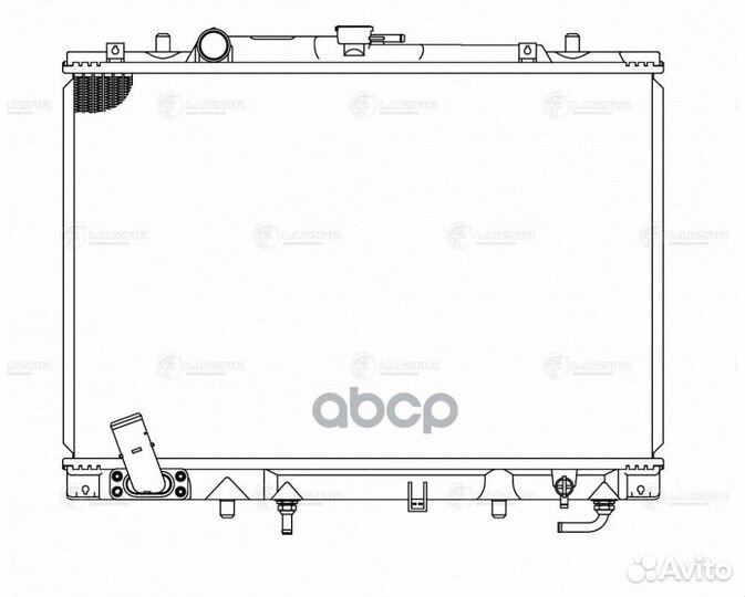 Радиатор 'LRC11126 luzar