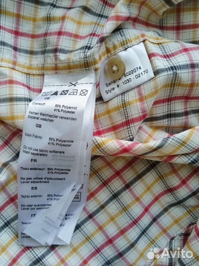 Рубашка mammut с коротким рукавом