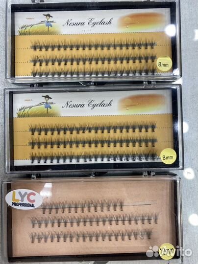Накладные ресницы пучки