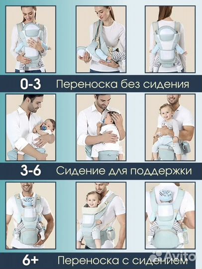 Переноска для новорожденных (эргорюкзак)