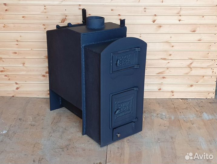 Печь для бани с одогревом предбанника