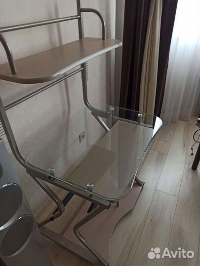 Компьютерный стол стеклянный бу