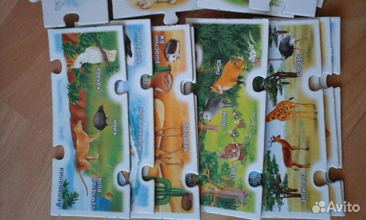 Игры карточки Буквы животные