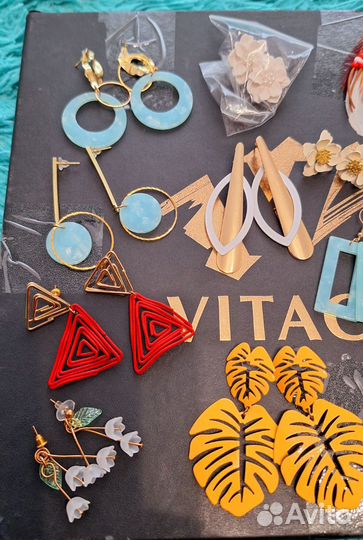 Серьги бижутерия