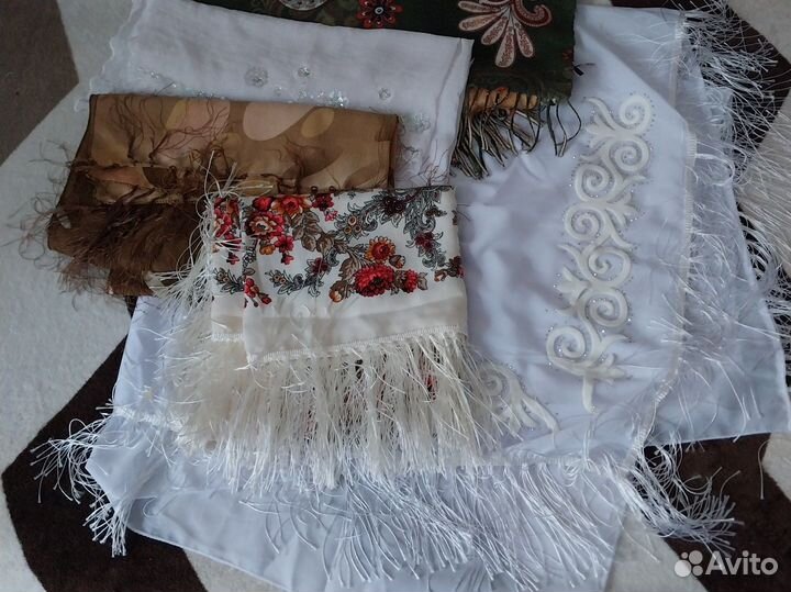 Платки палантины лот