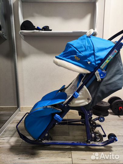 Санки коляска nika kids