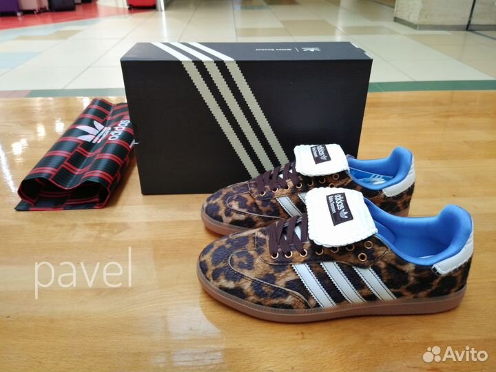 Кеды Adidas Samba x Wales Bonner Leopard