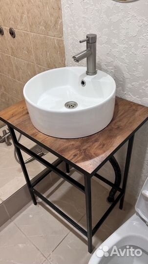 Столешница, раковина, кран