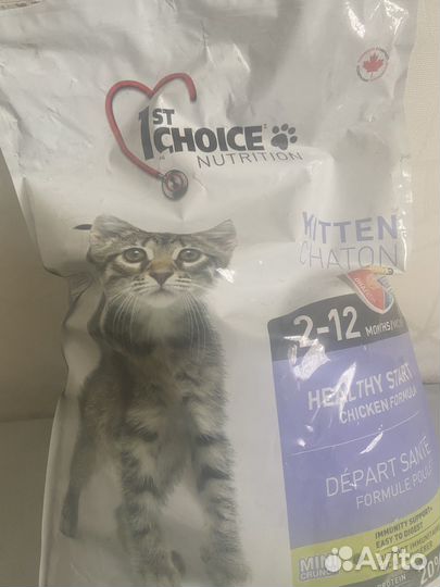 Корм для котят 1st choice Канада