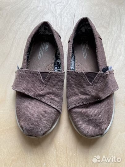 Слипоны Toms оригинал для мальчика 17,5 см