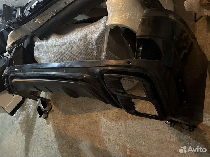 Бадний бампер khann для lexus Lx