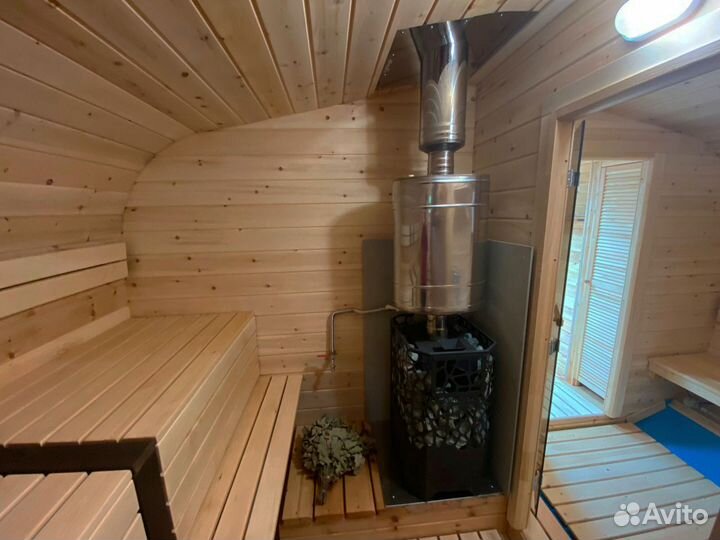 Баня бочка из Сибирского кедра tr 06