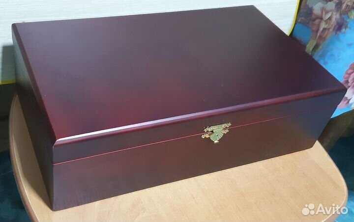 Футляр для двух бутылок береза