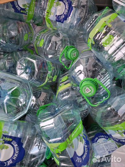 Пэт Бутылки 5л. Для Воды Шишкмн Лес Новые