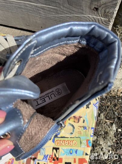 Ботинки демисезонные для девочки 34 размер