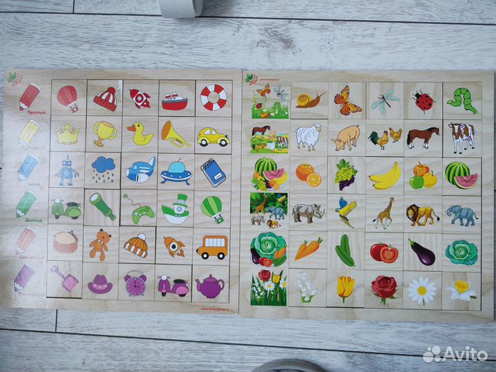 Развивающие игры Ассоциации Цвета и Природа