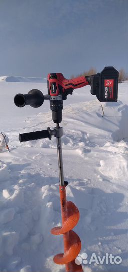 Шуруповерт Nawin для Ледобура + шнек Тонар 130R