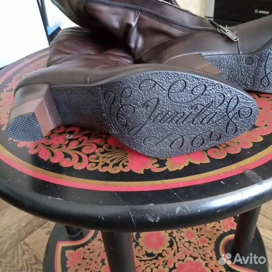 Сапоги женские натуральная кожа 36 р