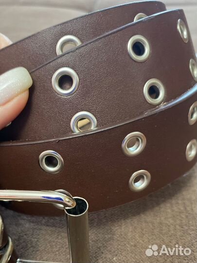 Ремень жееский коричневый