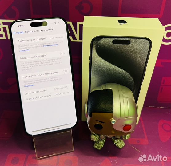 iPhone 15 Pro, 256 ГБ