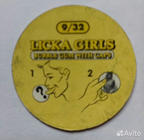 Фишки (сотки, кэпсы), бита licka girls и др