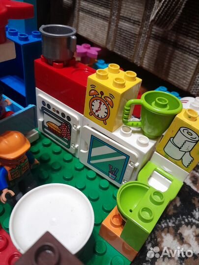 Lego duplo дом и машина