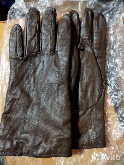 Перчатки кожаные