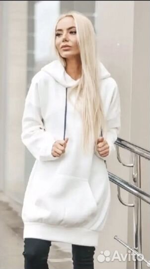 Худи оверсайз утеплённые