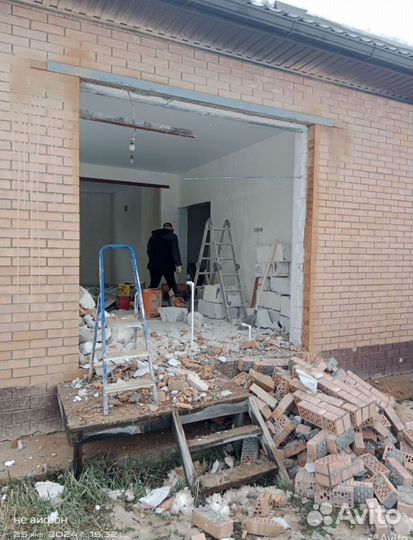 Резка проема