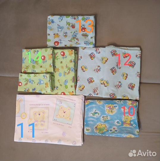 Комплекты в детскую кроватку б/у