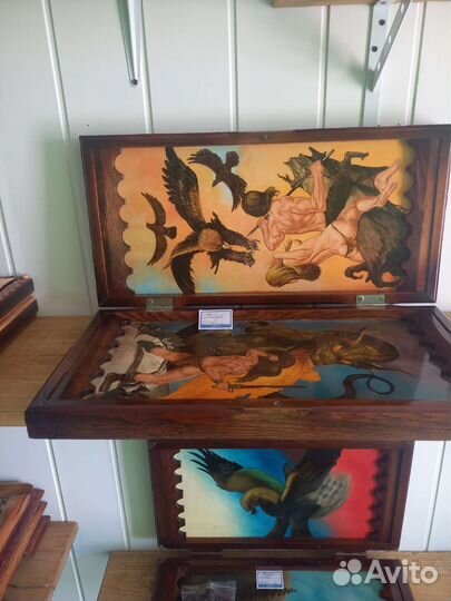 Нарды и шахматы ручной работы