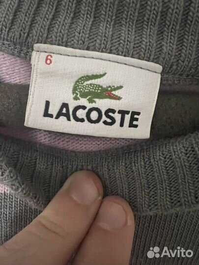 Свитер lacoste оригинал