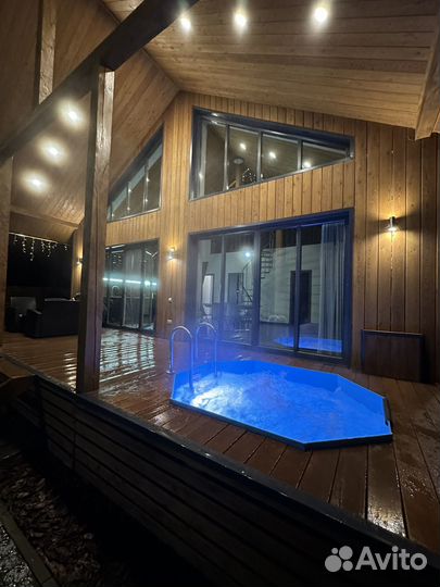 Бассейн, джакузи(вода +35)и сауна