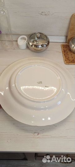 Эмалированное большое блюдо СССР