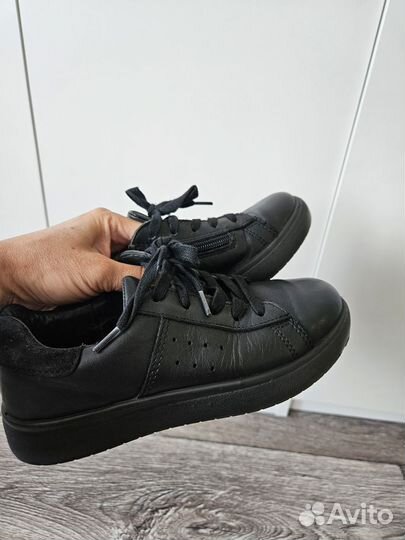 Кожаные кеды котофей