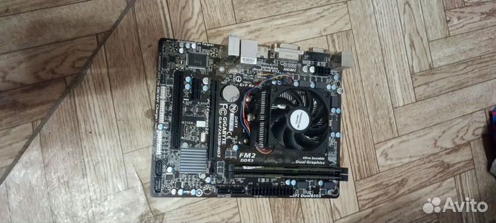 Комплект материнская плата fm2+A6 6400 +4gb ddr3