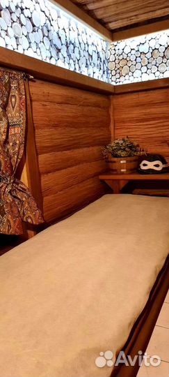 Матрас для бани из сена травяной