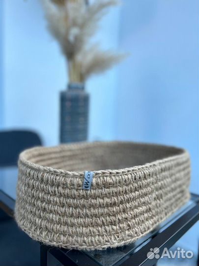 Корзина из джута