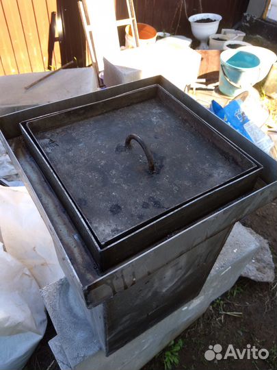 Коптильня из нержавейки бу