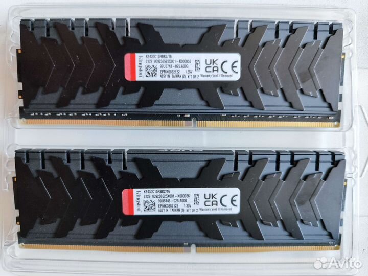 Оперативная память Kingston Fury Renegade DDR4 16G