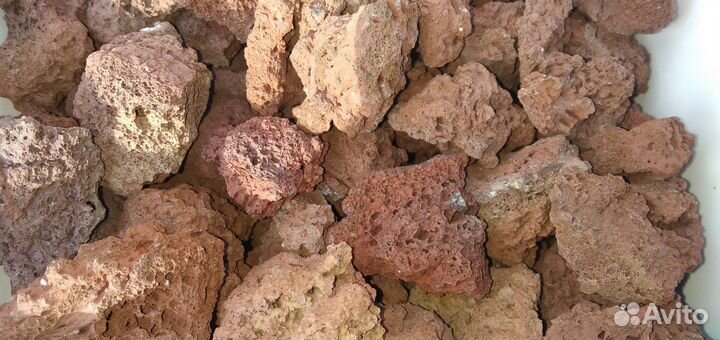 Лава вулканическая для аквариума