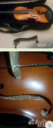 Скрипка чешская 3/4 Josef Jan Dvorak