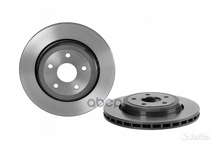 Диск тормозной UV Coated зад 09N24711 Brembo