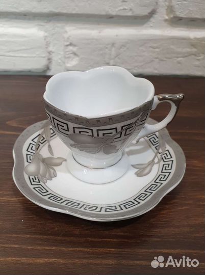 Кофейный сервиз yamasen Япония золотое напыление