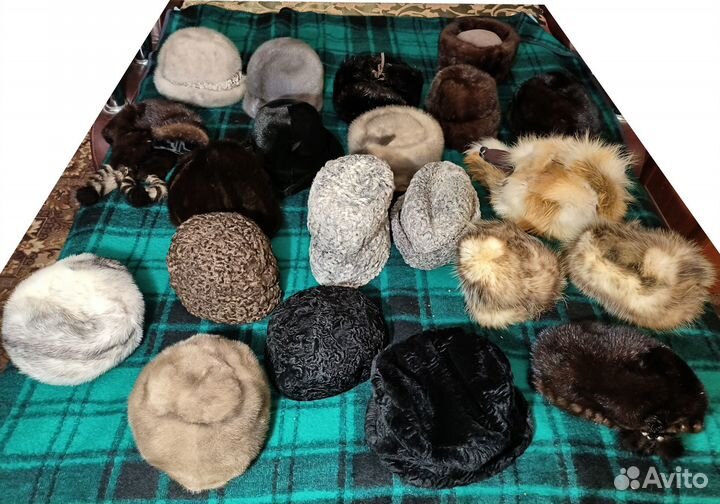 Меховые шапки бу, можно для рукоделия
